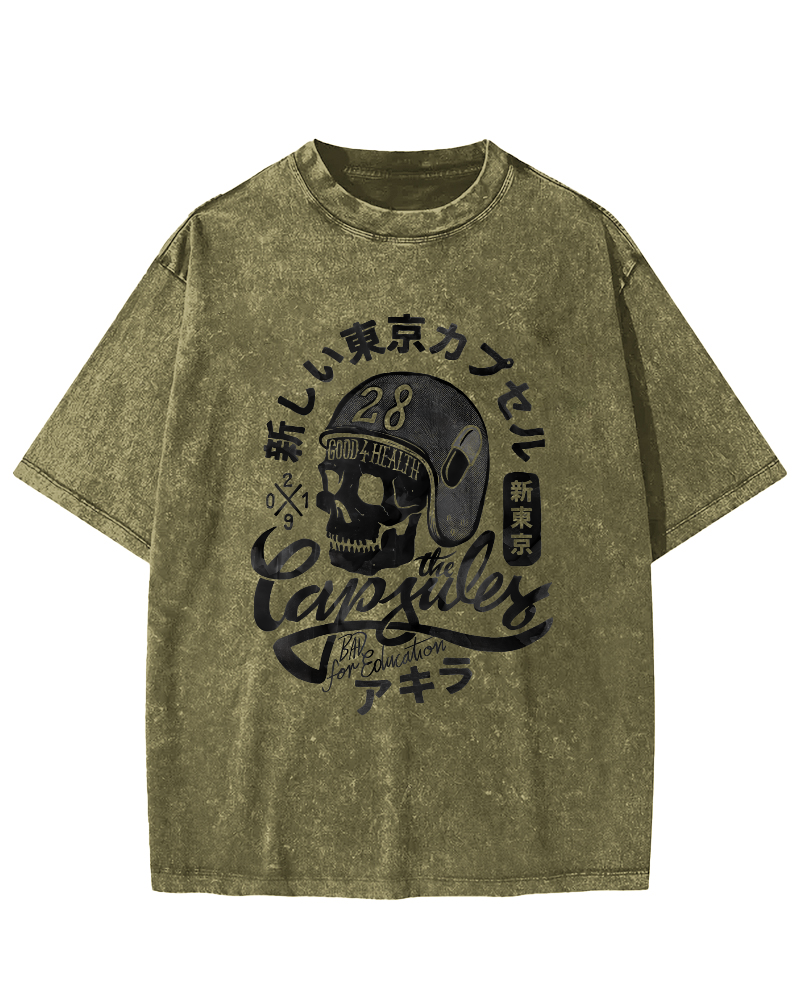 Tokyo Locomotive Company, Japan Vintage Distressed T-shirt-Zazasy