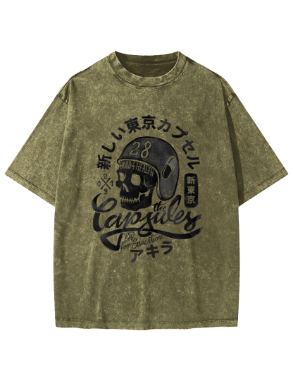 Tokyo Locomotive Company, Japan Vintage Distressed T-shirt-Zazasy