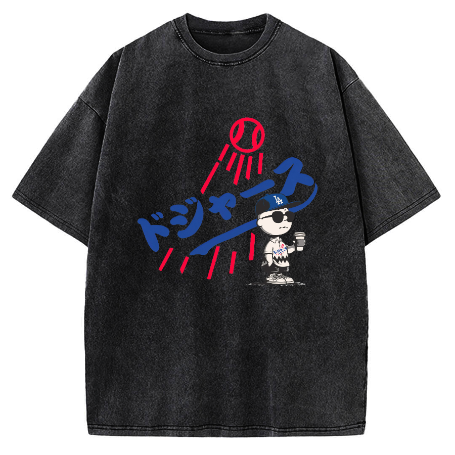 Baseball Boy Vintage Washed T-shirt