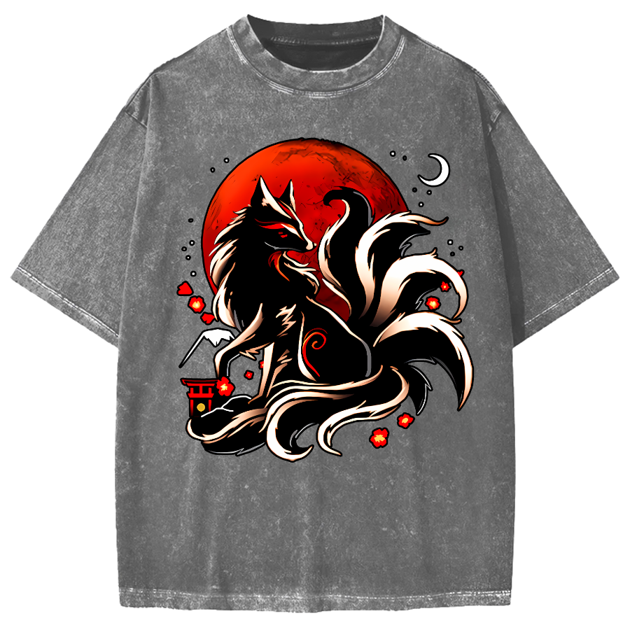 Kitsune Vintage Washed T-shirt