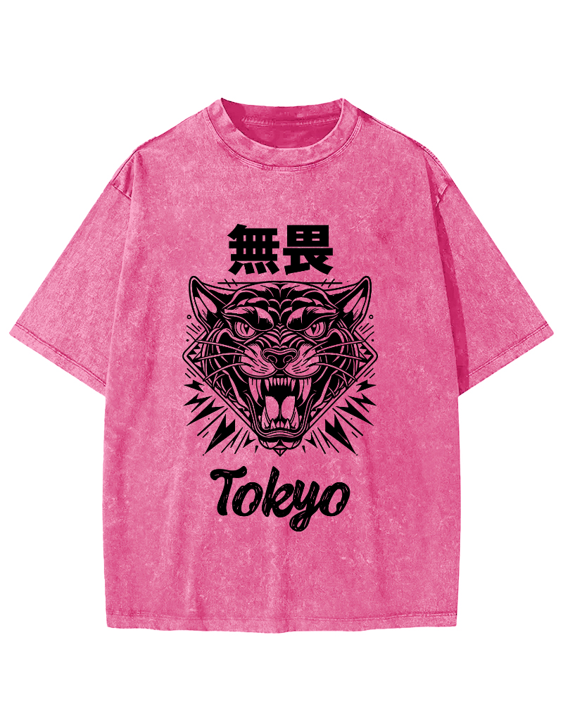 Tokyo Fearless Vintage Washed T-shirt-Zazasy