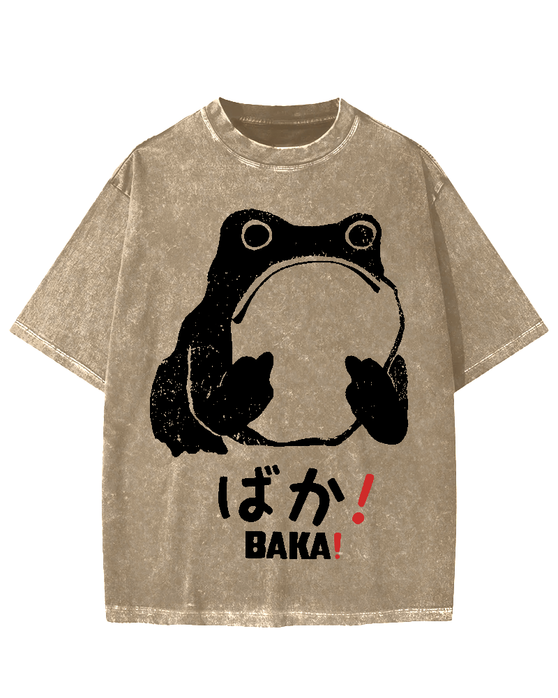 Stupid Frog Vintage Washed T-shirt