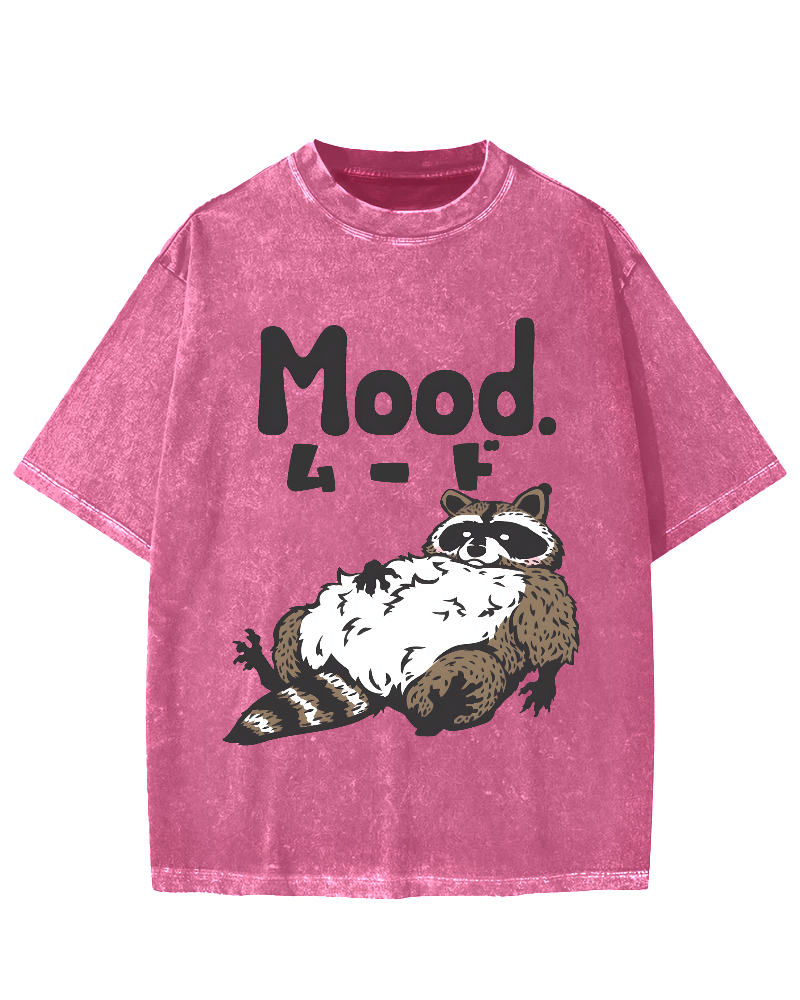 Mood Raccoon Vintage Washed T-shirt