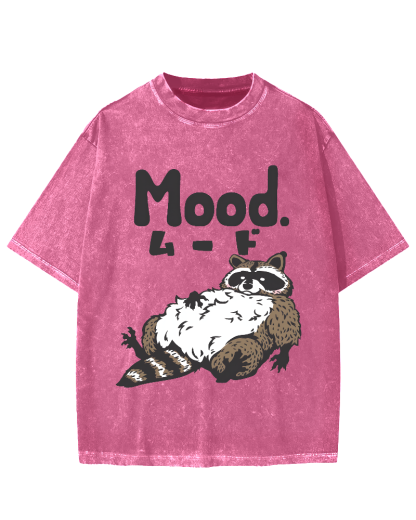 Mood Raccoon Vintage Washed T-shirt