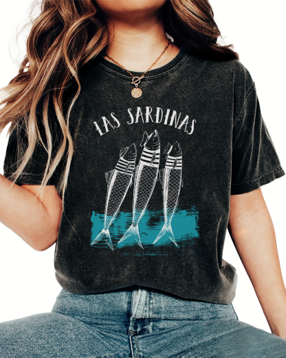 Las Sardinas Vintage Washed T-shirt