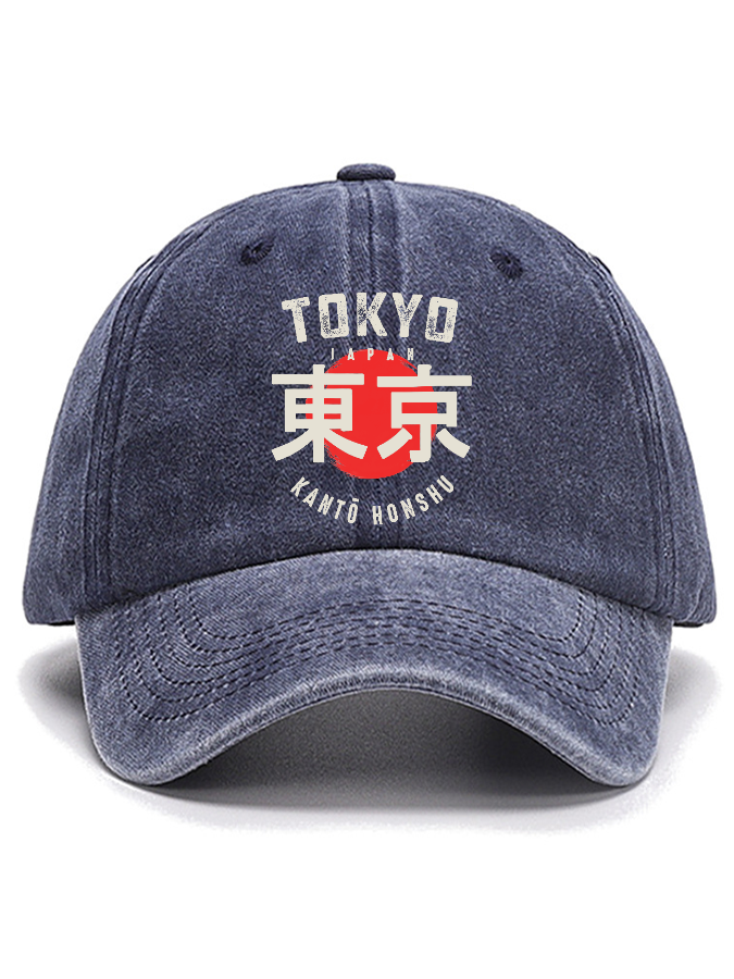 Tokyo, Japan Cotton Hat-Zazasy