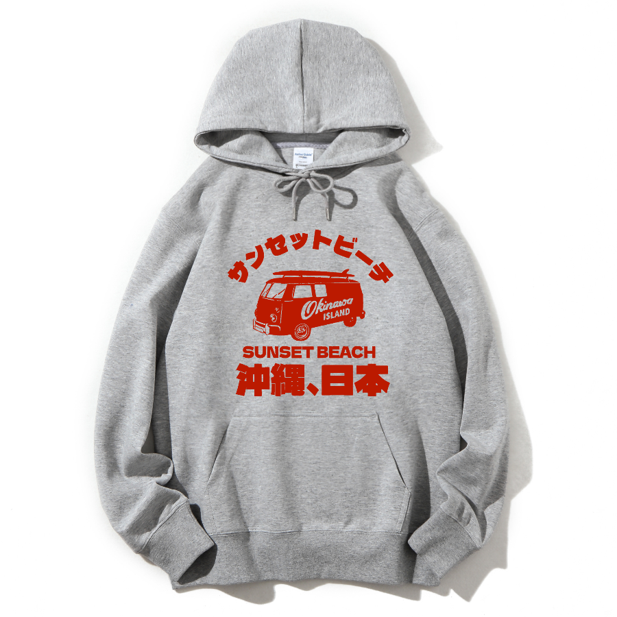 okinawa island Cotton Hoodie