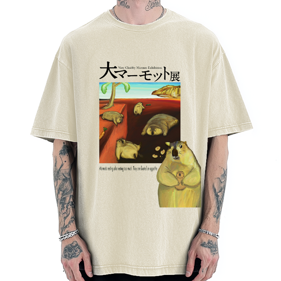 Great Marmot Exhibition Vintage Washed T-shirt