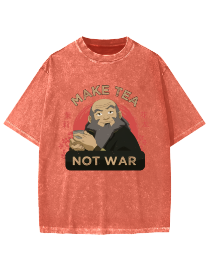 Make Tea not War Vintage Washed T-shirt