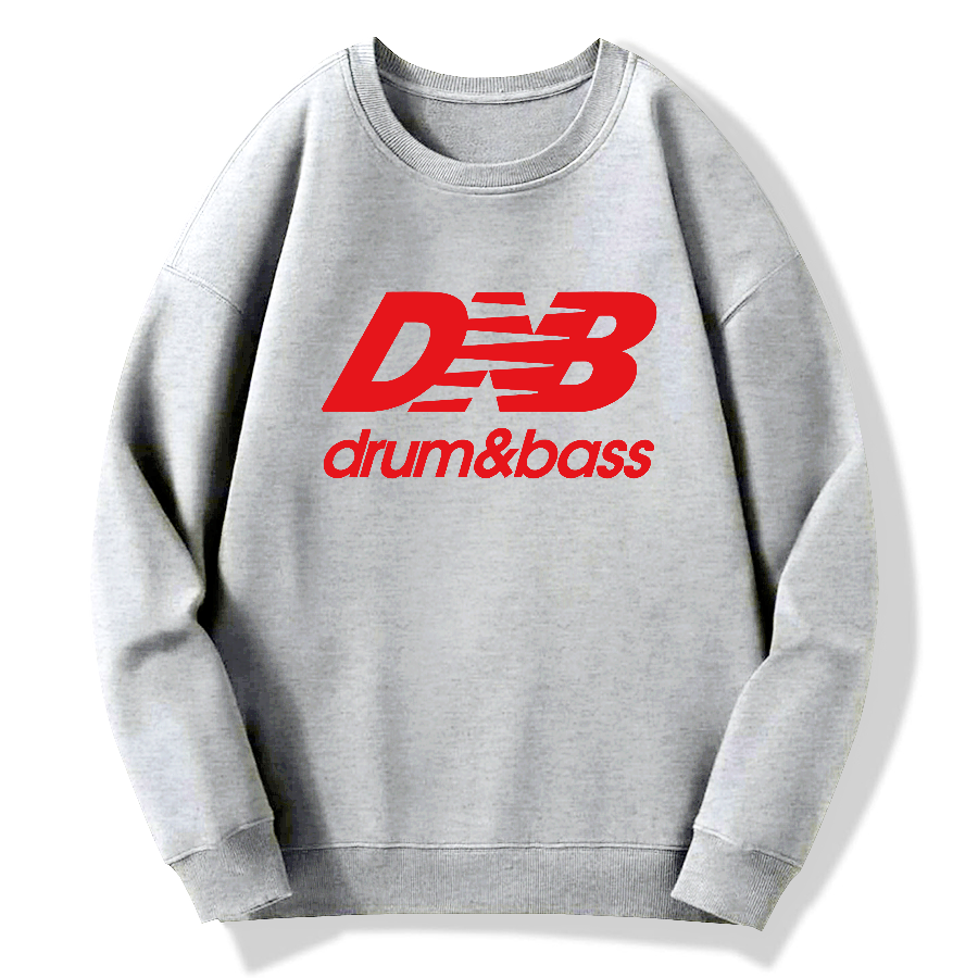 Drum And Bass Cotton Pullover Sweatshirt