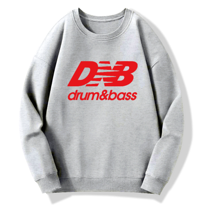 Drum And Bass Cotton Pullover Sweatshirt