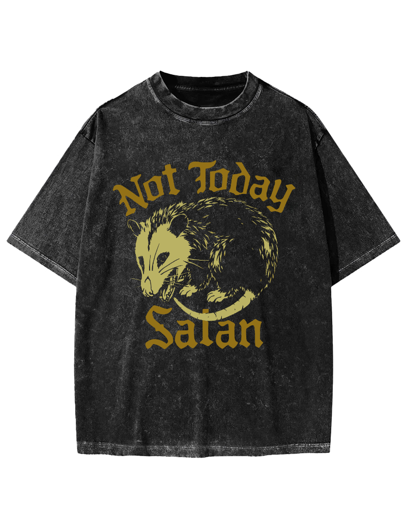Not Today's Salam Vintage Distressed T-shirt-Zazasy