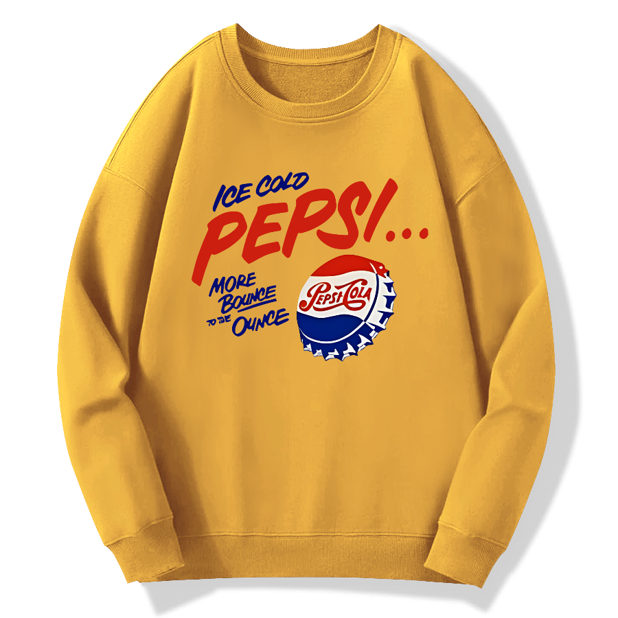 Pepsi retro Cotton Pullover Sweatshirt