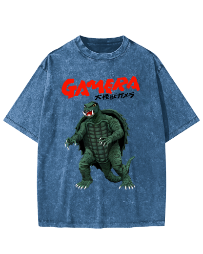 Big Monster Japanese Style Vintage Washed T-shirt
