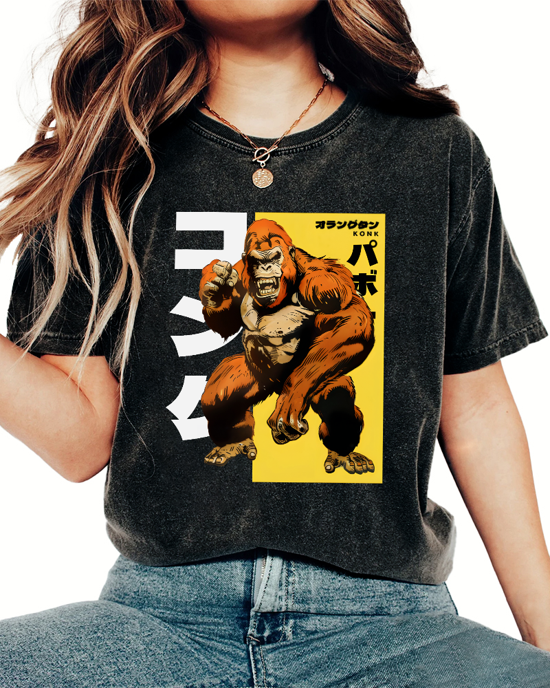 Peter Jackson's King Kong Vintage Washed T-shirt-Zazasy