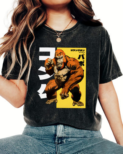 Peter Jackson's King Kong Vintage Washed T-shirt-Zazasy