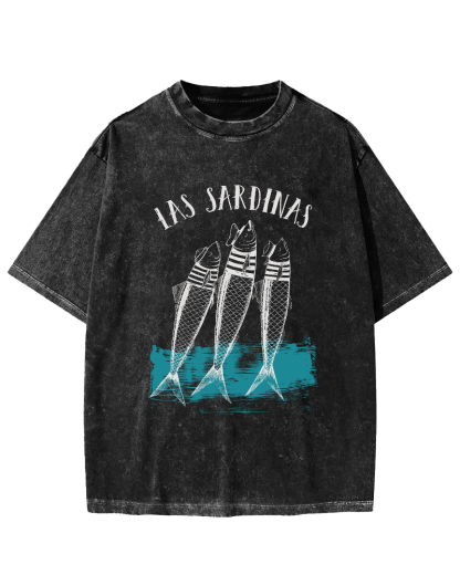 Las Sardinas Vintage Washed T-shirt