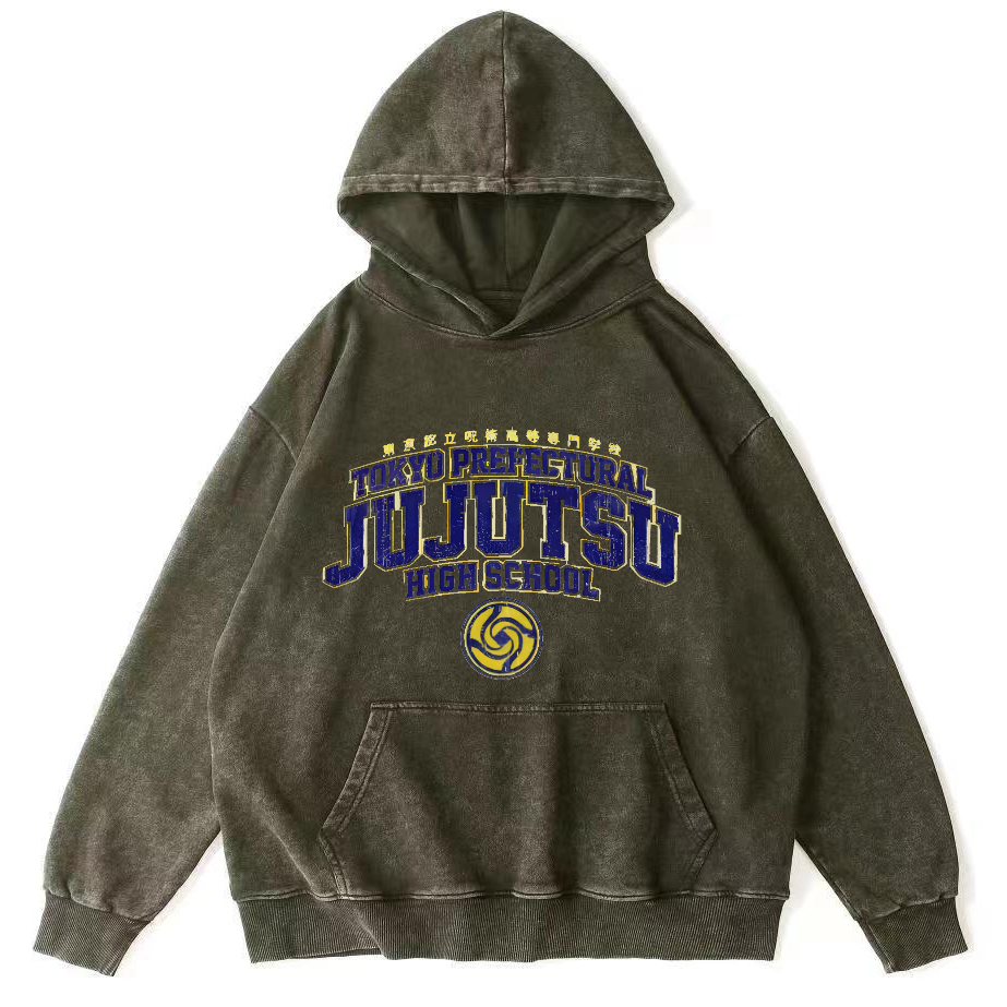 Tokyo Metropolitan University of Science and Technology Vintage Washed Hoodie-Zazasy