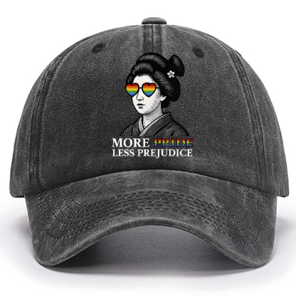 Geisha Wearing Sunglasses Cotton Hat