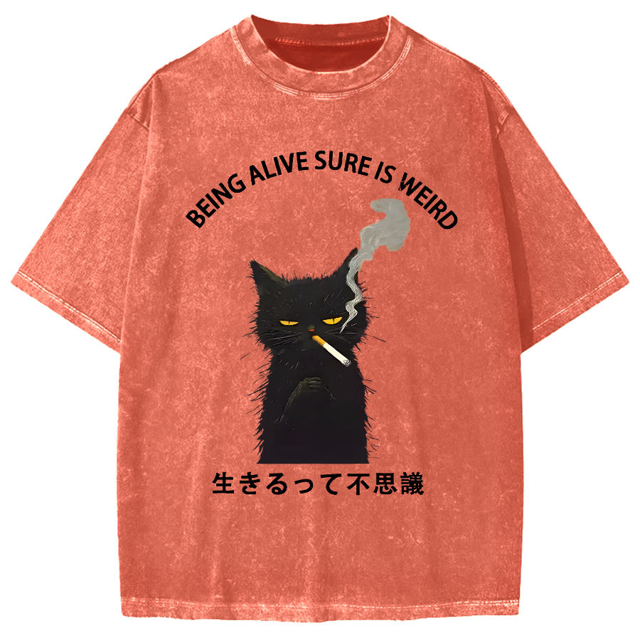 Being Alive Sure Is Weird Vintage Washed T-shirt