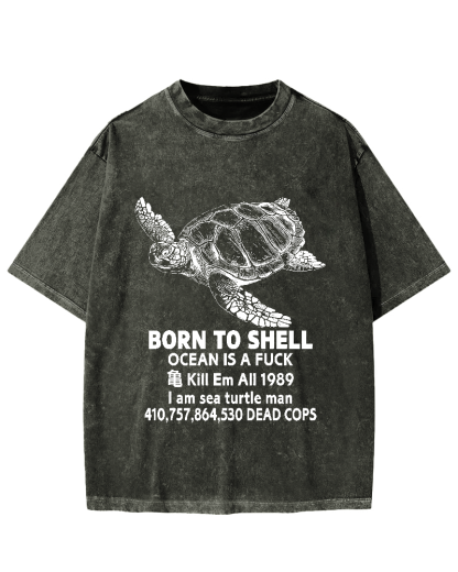 Born to Shell Vintage Washed T-shirt