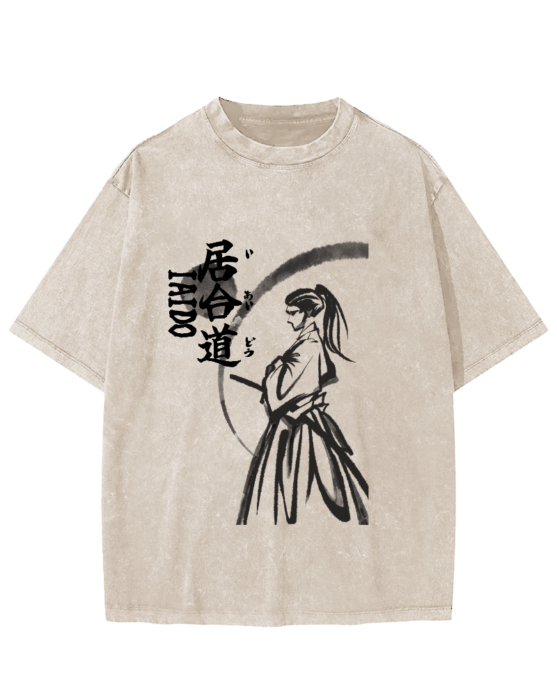 IaidoVintage Washed T-shirt