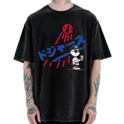 Baseball Boy Vintage Washed T-shirt