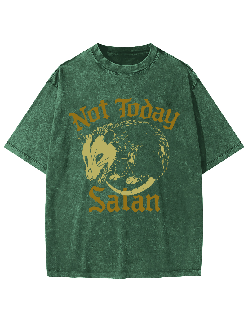 Not Today's Salam Vintage Distressed T-shirt-Zazasy