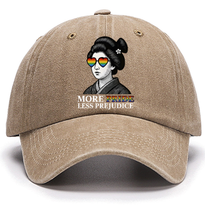 Geisha Wearing Sunglasses Cotton Hat