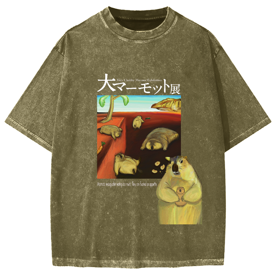 Great Marmot Exhibition Vintage Washed T-shirt