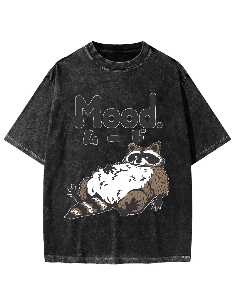 Mood Raccoon Vintage Washed T-shirt