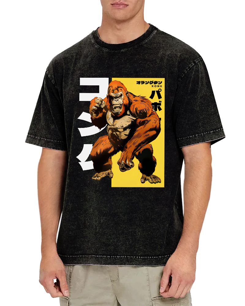 Peter Jackson's King Kong Vintage Washed T-shirt-Zazasy