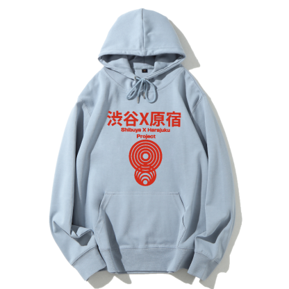 Retro Shibuya Harajuku Japanese Art Cotton Hoodie