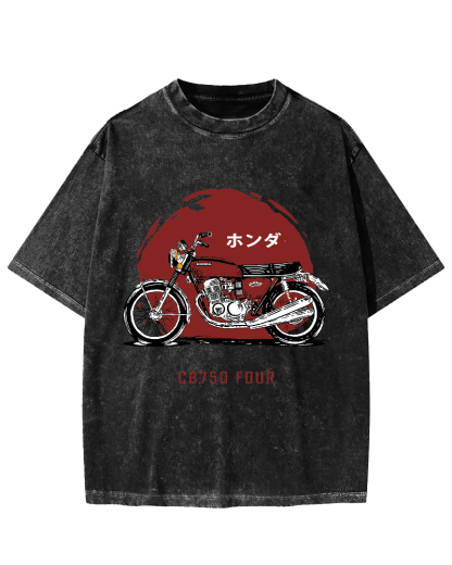 HONDA CB750 FOUR Vintage Washed T-shirt