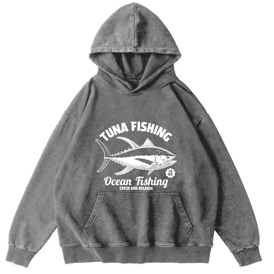 Tuna Japanese washed hoodie-Zazasy