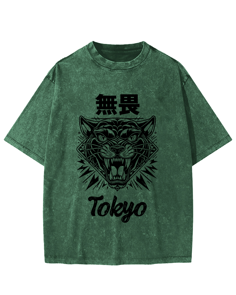 Tokyo Fearless Vintage Washed T-shirt-Zazasy