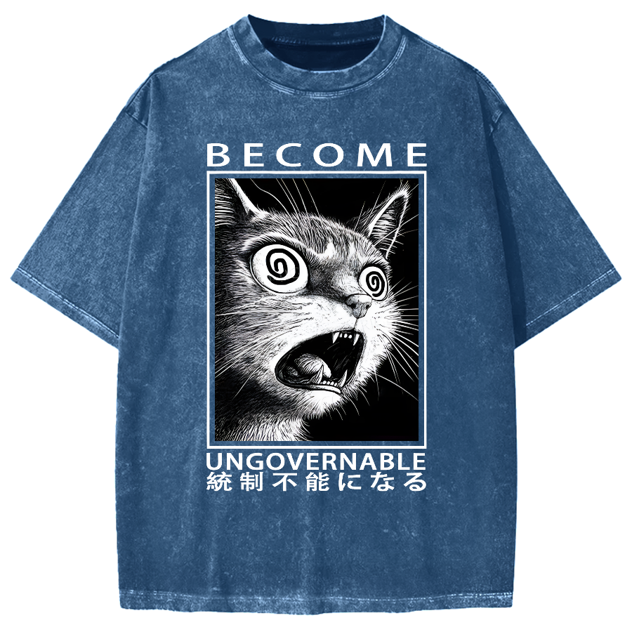 Become Ungovernable Japanese Vintage Washed T-shirt