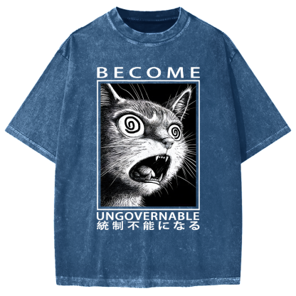 Become Ungovernable Japanese Vintage Washed T-shirt