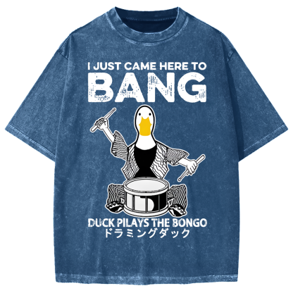 Drumming Duck Vintage Washed T-shirt