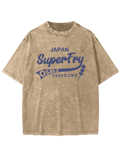 Super fried octopus skewers Vintage Washed T-shirt