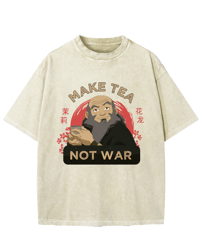 Make Tea not War Vintage Washed T-shirt