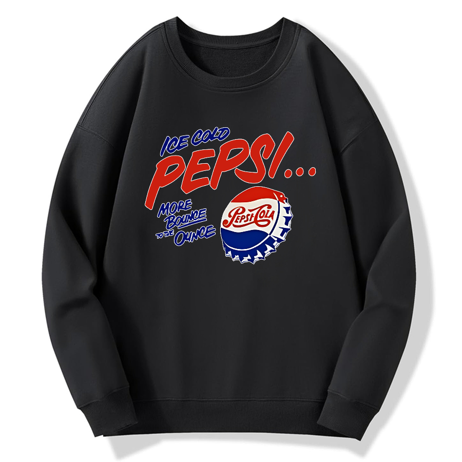 Pepsi retro Cotton Pullover Sweatshirt