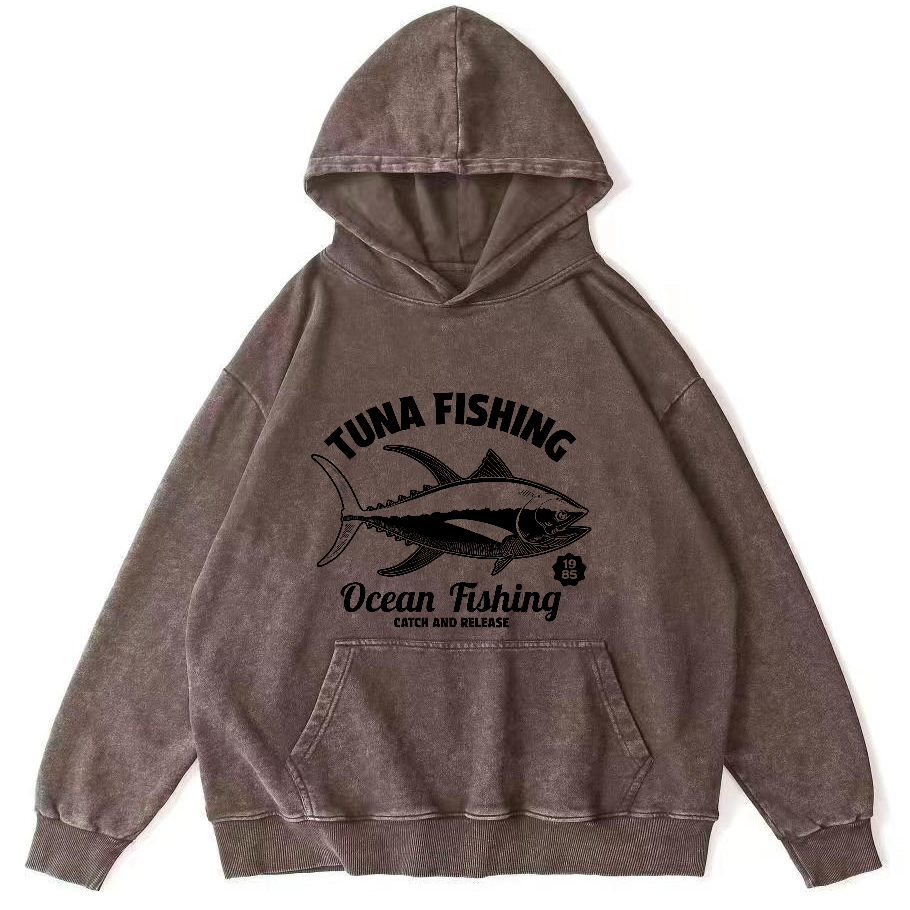 Tuna Japanese washed hoodie-Zazasy