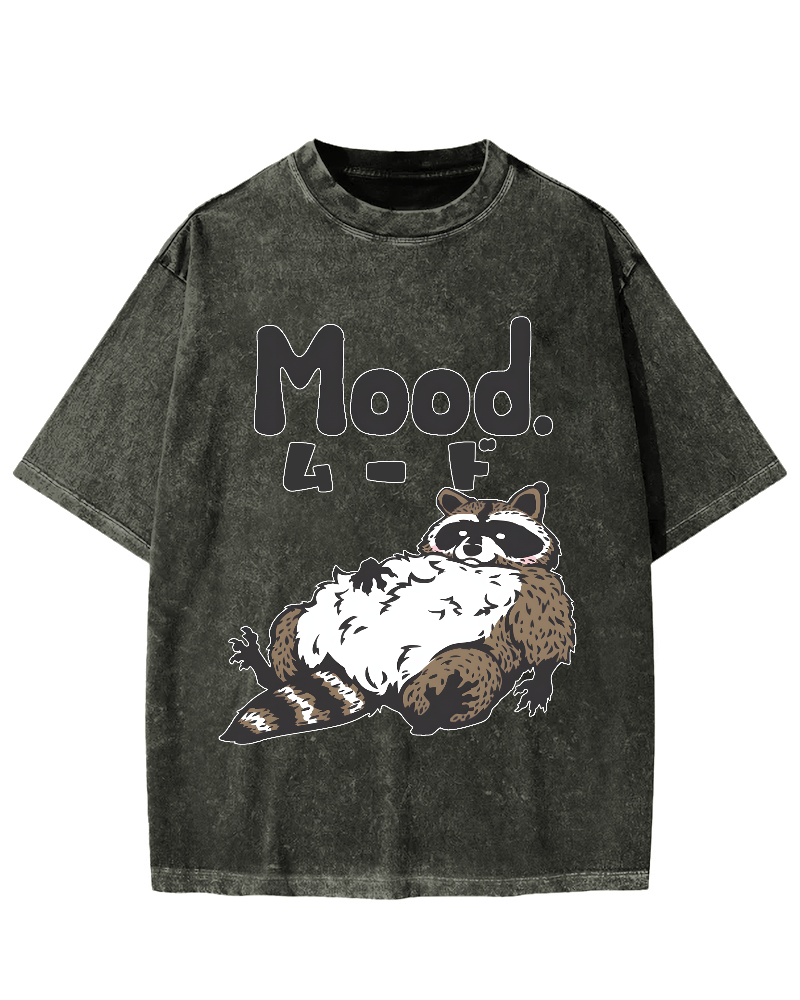 Mood Raccoon Vintage Washed T-shirt