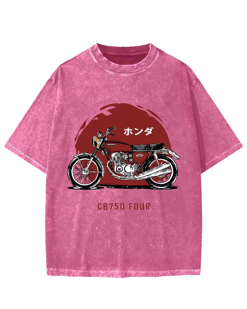 HONDA CB750 FOUR Vintage Washed T-shirt