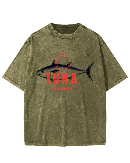 Tunas Vintage Washed T-shirt-Zazasy