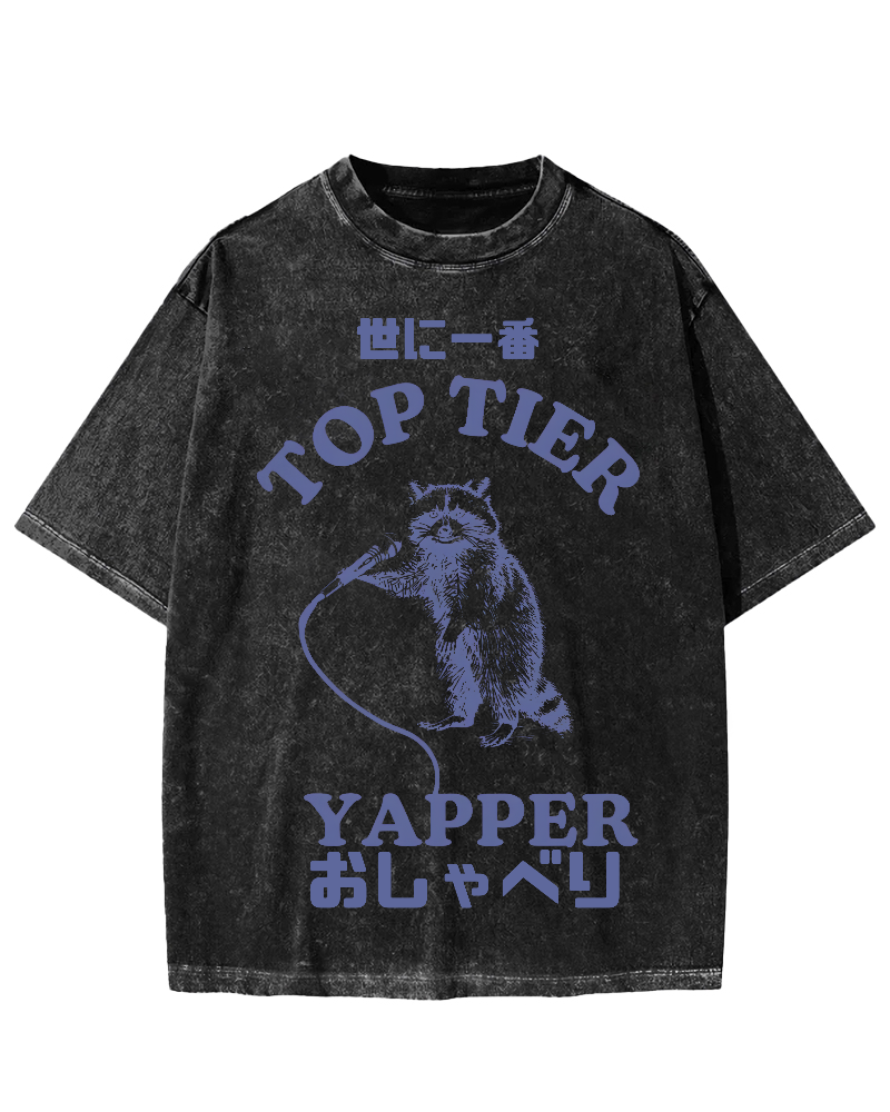 Top tier yapper Vintage Washed T-shirt