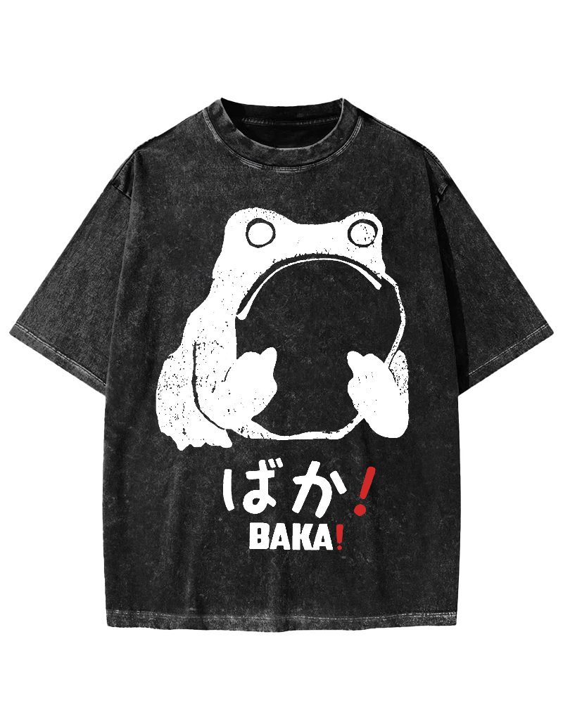 Stupid Frog Vintage Washed T-shirt