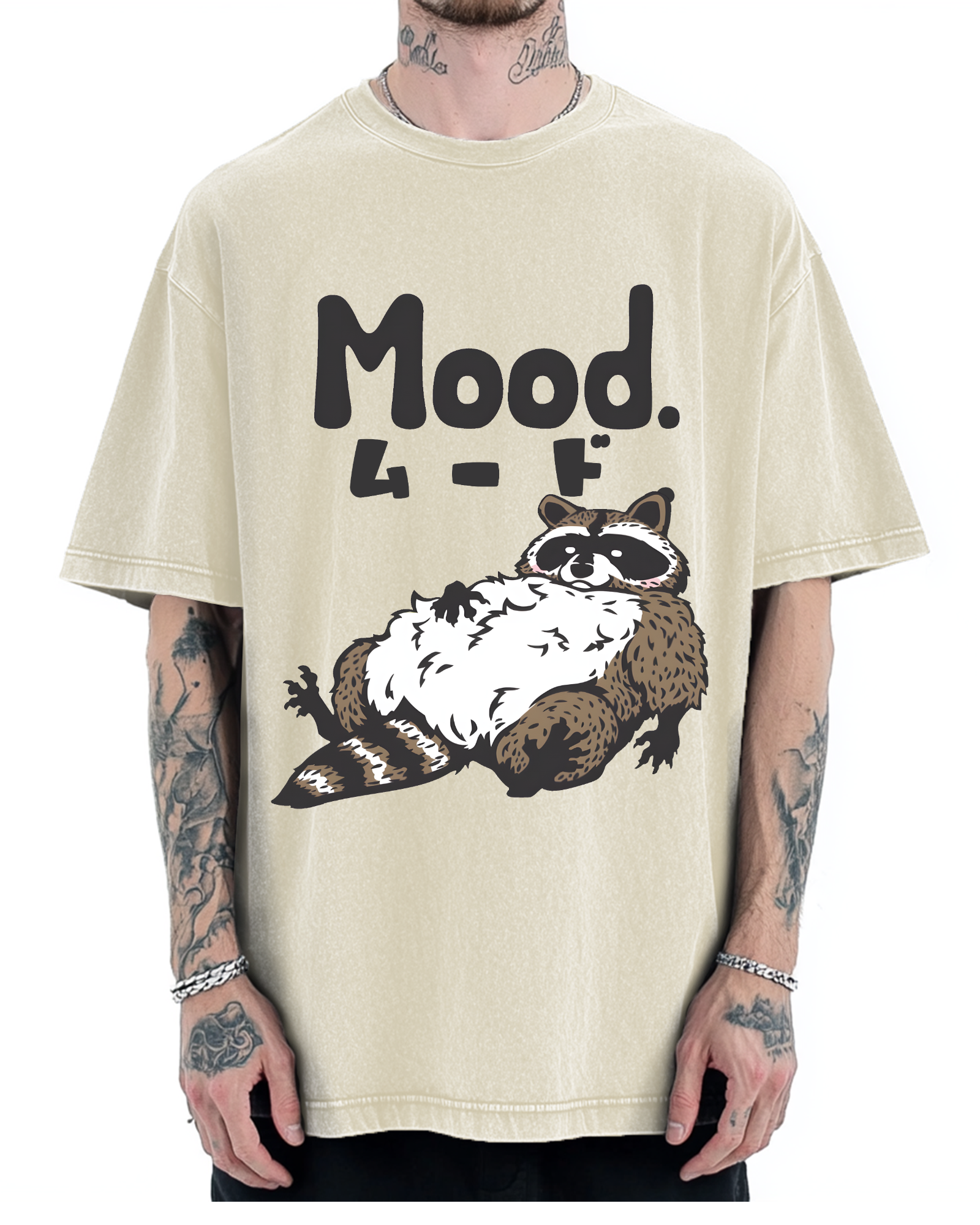 Mood Raccoon Vintage Washed T-shirt