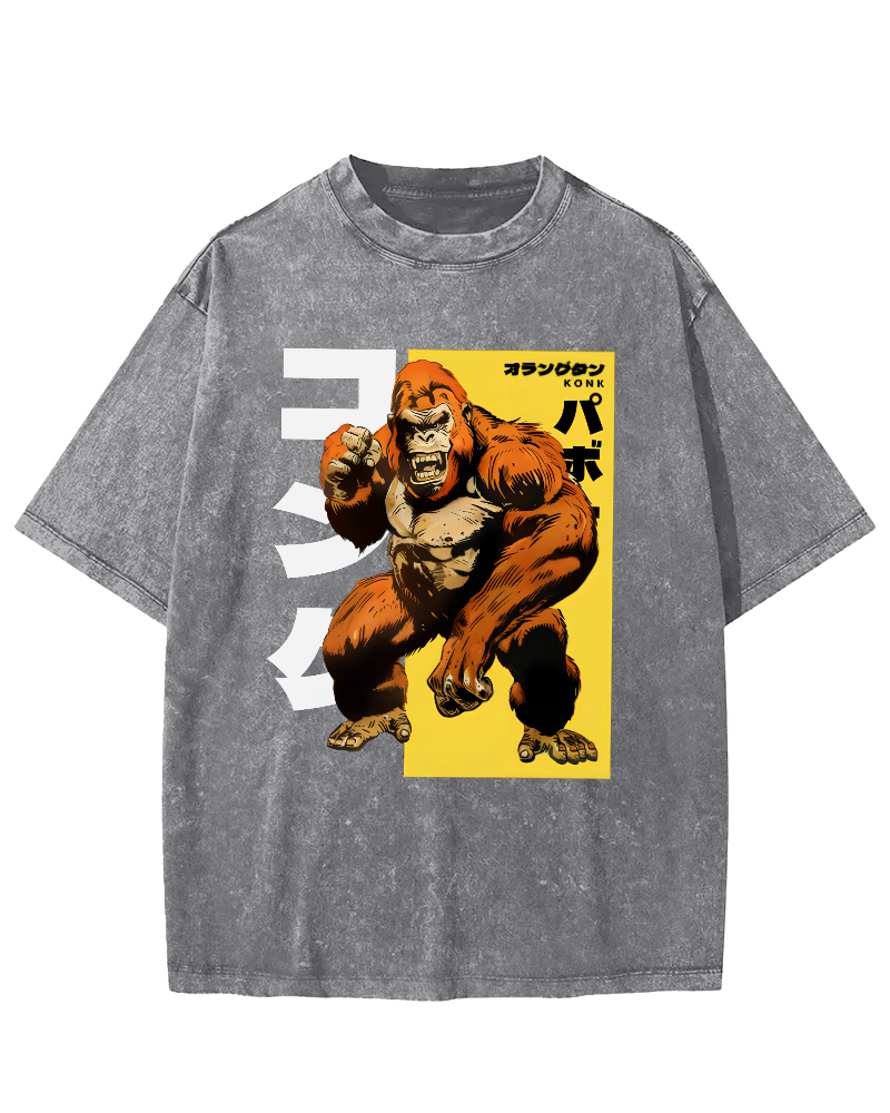 Peter Jackson's King Kong Vintage Washed T-shirt-Zazasy